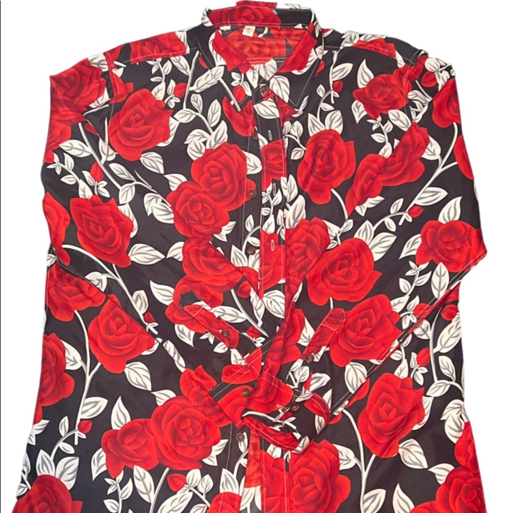 Collard Shirt Roses